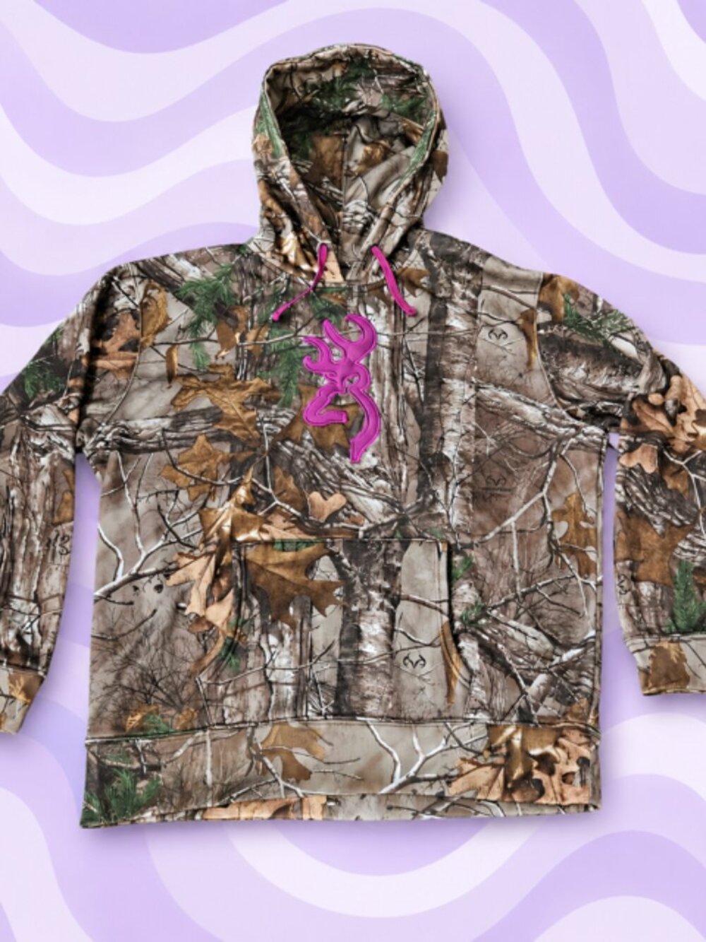 Browning Women's Camo Jacket XL Purple Pink Logo